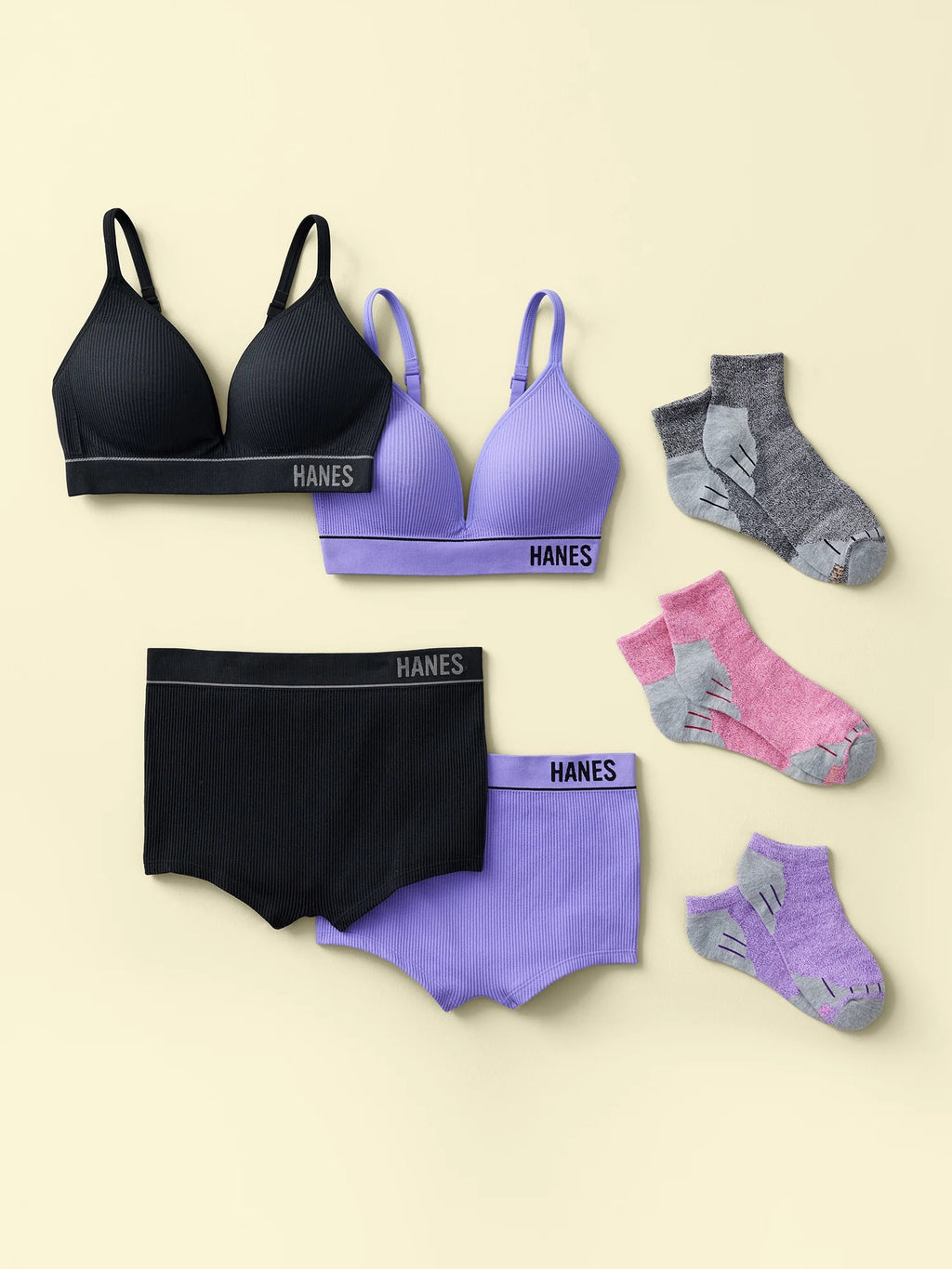 Originals Women'S Contour Wireless Seamless Rib Bralette, Comfortflex Fit, Style MHB004