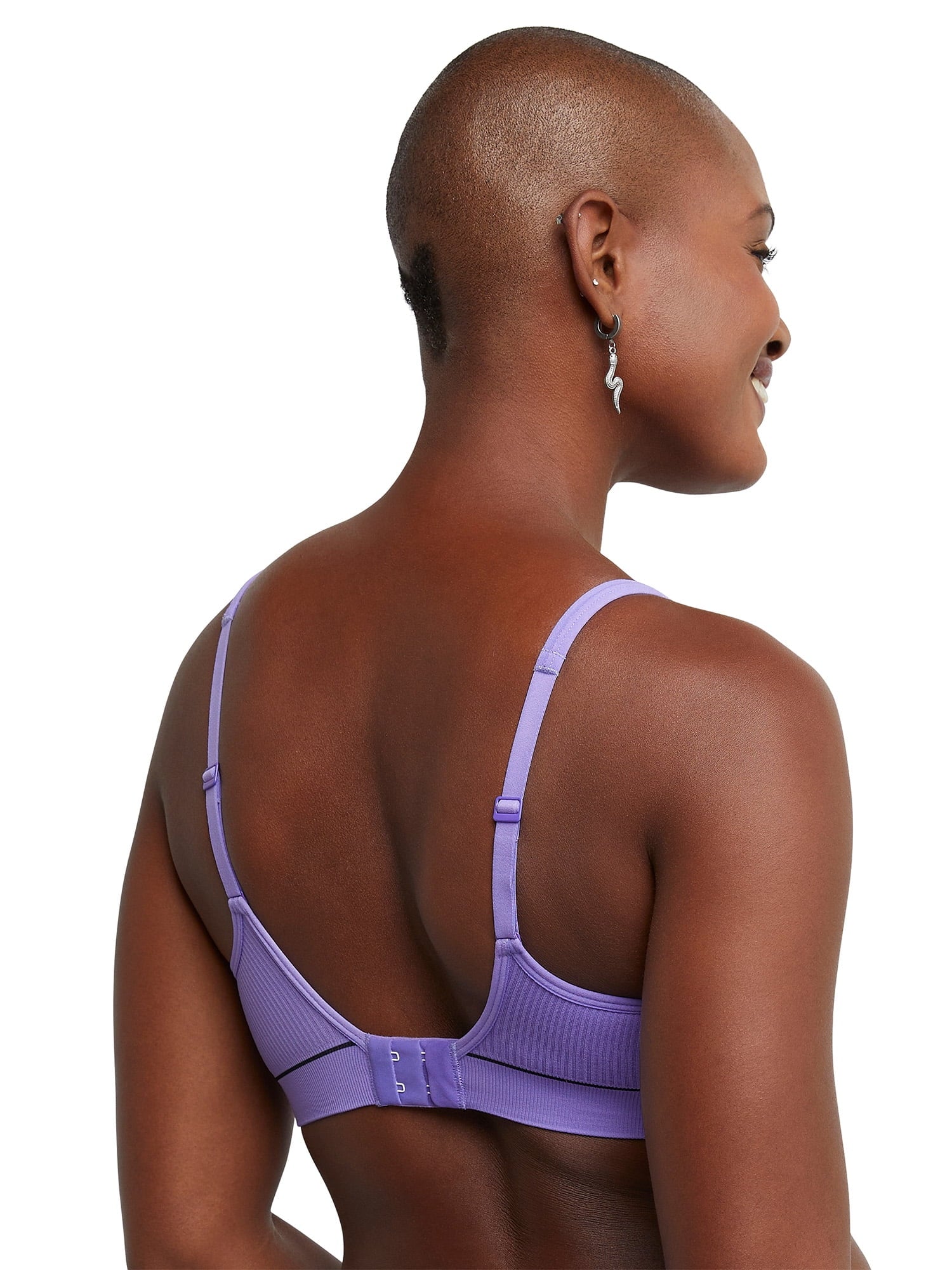 Originals Women'S Contour Wireless Seamless Rib Bralette, Comfortflex Fit, Style MHB004