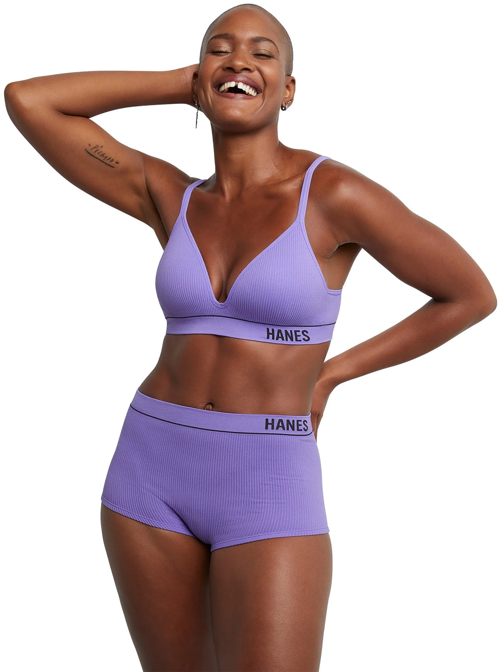 Originals Women'S Contour Wireless Seamless Rib Bralette, Comfortflex Fit, Style MHB004